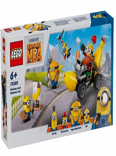 LEGO minions - Minions e Carro Banana - 75580