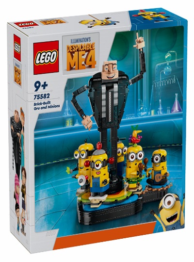 LEGO minions - Gru e Minions Construídos com Peças - 75582